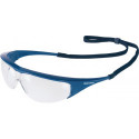 Lunettes de protection Millennia EN 166-1FT Branches bleues. verres transparents