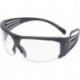 Lunettes de protection SecureFit-SF600 EN 166 branches grises. verres transpare