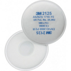 Filtre à particules rond 2125 EN 143:2000 P2 pour 4000370675.-680. -690.-691 3M (Par 20)