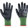 Gants de protection contre les coupures Coreshield Double 24-7D28B Gr.7/S noir/vert PSA II (Par 12)