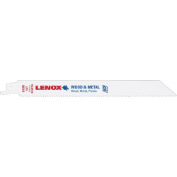 Lame de scie sabre 810R longueur 203 mm largeur 19 mm graduation de dent TPI 10