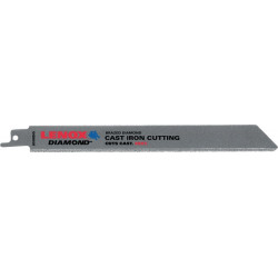 Lame de scie sabre Diamond Grit longueur 200 mm largeur 19 mm 1 pièce/carte LENO