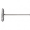 Mini brosse ronde RBU 2202/3 ST 0.10 D22xl2xL6 mm acier PFERD (Par 10)