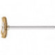 Mini brosse ronde RBU 1902/3 MES 0.10 D19xl2xL5 mm laiton PFERD (Par 10)