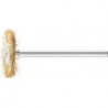 Mini brosse ronde RBU 2202/3 MES 0.10 D22xl2xL6 mm laiton PFERD (Par 10)