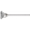 Mini brosse boisseau TBU 1503/3 ST 0.10 D15xl3xL5 mm acier PFERD (Par 10)