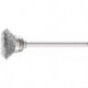 Mini brosse boisseau TBU 1803/3 ST 0.10 D18xB3xL6 mm acier PFERD (Par 10)