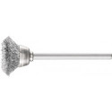 Mini brosse boisseau TBU 1803/3 ST 0.10 D18xB3xL6 mm acier PFERD (Par 10)