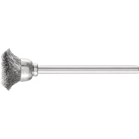 Mini brosse boisseau TBU 1503/3 INOX 0.10 D15xl3xL5 mm VA PFERD (Par 10)