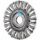 Brosse plate RBG 12512/22.2 CT INOX 0.35 D. 125 mm épaisseur de fil 0.35 mm VA 1