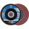 Disque à lamelles POLIFAN A SG STEELOX D. 125 mm granulation A-40 conique INOX c (Par 10)