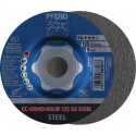 Meule à ébarber CC-GRIND-SOLID SG STEEL D125xép. mm contre-coudé acier perçage 2 (Par 10)