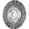 Brosse plate RBG 11506/22.2 PIPE ST 0.50 D. 115 mm épaisseur de fil 0.5 mm acier