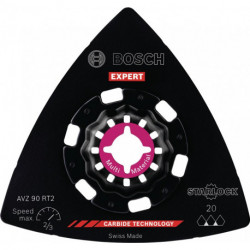 Lame multifonctions patins de ponçage Expert Sanding Plate AVZ 90 RT2 Starlock BOSCH