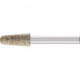Meule sur tige INOX EDGE D10xH25 mm 6 mm corindon ordinaire AN 46 KE PFERD (Par 10)