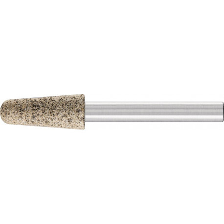 Meule sur tige INOX EDGE D10xH25 mm 6 mm corindon ordinaire AN 46 KE PFERD (Par 10)