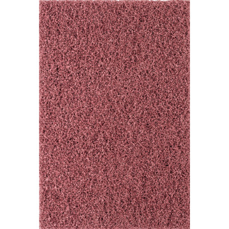 Pad à main POLINOX L224xl154 mm très grossier 80 brun rouge PFERD