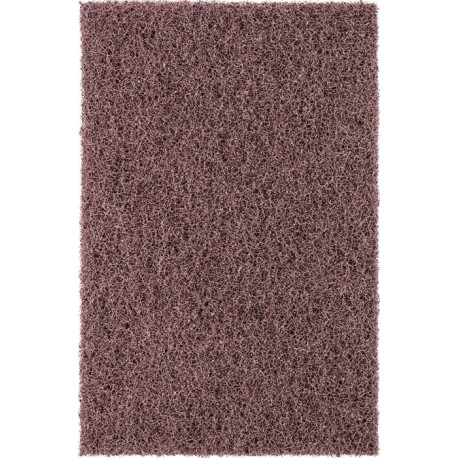 Pad à main POLINOX L224xl154 mm grossier 100 brun rouge PFERD