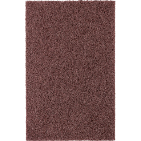 Pad à main POLINOX L224xl154 mm moyen 180 brun rouge PFERD
