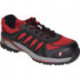 Chaussure de sécurité PRO STEP Taille 40 noir/rouge S1P SRC ESD EN ISO 20345.EN61340-4-3