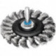 Brosse plate RBG 7012/6 INOX 0.35 D. 70 mm 6 mm épaisseur de fil 0.35 mm VA 12 m