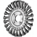 Brosse plate RBG 11512/22.2 ST 0.50 D. 115 mm épaisseur de fil 0.5 mm acier 12 m