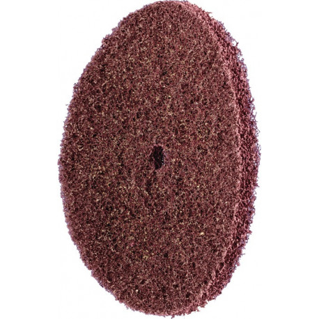 Disque abrasif en non-tissé POLINOX D. 150 mm 100 marron perçage 13 mm PFERD (Par 10)