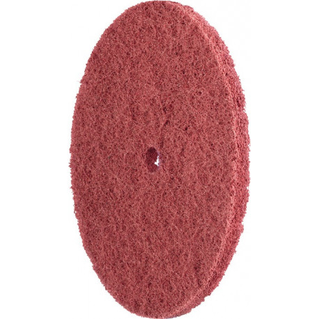 Disque abrasif en non-tissé POLINOX D. 150 mm 280 marron perçage 13 mm PFERD (Par 10)