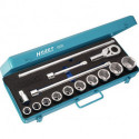 Jeu de clés à douilles 1000 15 pièces hexagone 3/4" HAZET