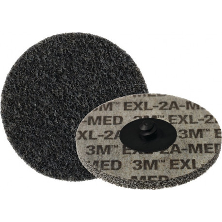 Disque compact non tissé Scotch Brite™ XL-DR D.50,8mm medium gris 22100min-¹ 3M (Par 15)