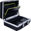 Mallette à outils Basic XL-79 l.485xp.215xH.410mm charge adm.25kg 79compartiments 1porte-documents 3 pann.coque de fond av. 5inserts RAACO