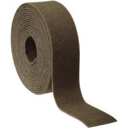 Rouleau abrasif non tissé CP-RL L.5m L.50mm medium rouge brun 5m/RL 3M