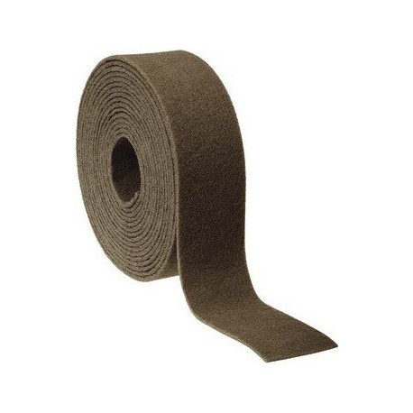 Rouleau abrasif non tissé CP-RL L.5m L.50mm medium rouge brun 5m/RL 3M