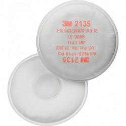 Filtre a  particules rond 2135 EN 143:2000 P3 pour 4000370675.-680. -690.-691 3M