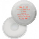 Filtre a  particules rond 2135 EN 143:2000 P3 pour 4000370675.-680. -690.-691 3M
