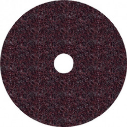 Disque abrasif en non-tissé Scotch Brite™ SC-DH D. 115 mm moyen rouge avec centr
