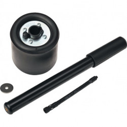 Rouleau encreur MA-AC pneumatique D.90xl100 mm 19 mm 3M