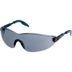 Lunettes de protection 2741 EN 166 branches bleues. verres gris polycarbonate 3M
