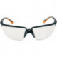 Lunettes de protection SOLUS™ EN 166 branches noires/orange. verre transp. polyc