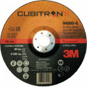 Meule à ébarber Cubitron™ II D125xép.7 mm granulation 36 contre-coudé INOX perça