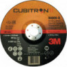 Meule à ébarber Cubitron™ II D125xép.7 mm granulation 36 contre-coudé INOX perça