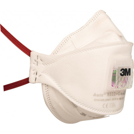 Masque de protection respiratoire 9332+Gen3SV EN 149:2001 + A1:2009 FFP3 NRD ave