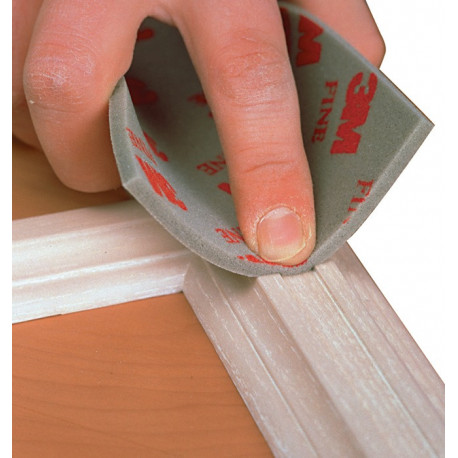 Éponge abrasive Soft Pad L140xl115 mm fin 3M