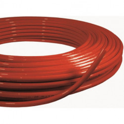 Tube composé PE-RT / AL rouge 14 x 2 mm, bague, UE 200 m MULTITUBO