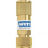 Raccord pour tuyau SK 100-3 oxygène G 1/4 po. RH MG corps WITT