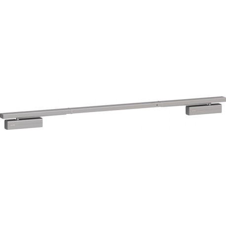 Ensemble de ferme-porte sur rail de guidage DC 700 G-CO-S blanc 9016 EN 3-6 Installation normale côté charnières