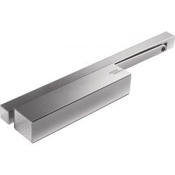 Ensemble ferme-porte TS 93 EMF blanc 9016 EN 2-5 Installation normale côté charnièresDORMAKABA