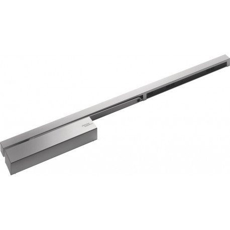 Ensemble ferme-porte TS 93 EMR blanc 9016 EN 2-5 Installation normale côté charnièresDORMAKABA