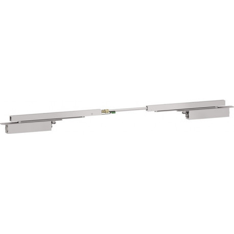 Ensemble de ferme-porte sur rail de guidage DC 860/G 882 argenté EN 1-5 Assemblage de châssis