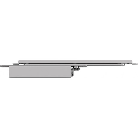 Ensemble de ferme-porte sur rail de guidage DC 840/ G892 argenté EN 1-4 Assemblage de châssis ASSA ABLOY